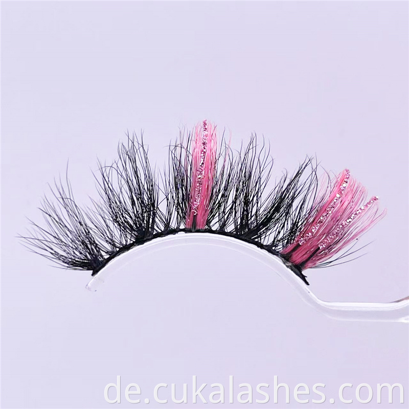 Glitter False Lashes